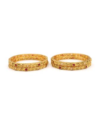 Gold studded jewellery bangles-and-bracelets 7