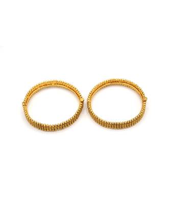 Gold Plated Designer Bangle Set of 2 8