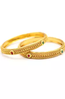 Gold Plated studded jewellery bangles-and-bracelets