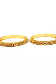 Gold Plated studded jewellery bangles-and-bracelets