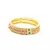 Gold Plated  With Stone Studded Bangles Set of 2 For Women's