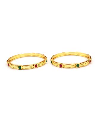 Gold Plated studded jewellery bangles-and-bracelets 7