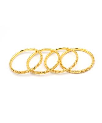 Gold Plated Designer Bangles Set Of 4 9