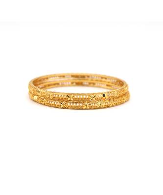 Gold Plated Bangles Set Of 2 4