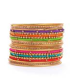 Multicolor bangles-and-bracelets