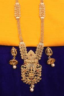Yellow Gold Alloy necklace sets