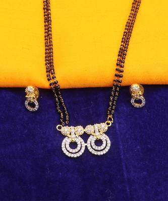 America Diamond Pendant Mangalsutra 1