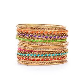 Multicolor bangles-and-bracelets 1