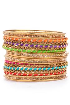 Multicolor bangles-and-bracelets