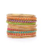 Multicolor bangles-and-bracelets