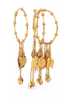 Gold bangles-and-bracelets