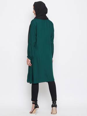 Green plain rayon islamic-tunics 4
