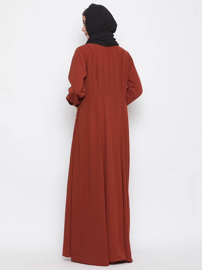 Copper plain kashibo abaya Nabia 3444224