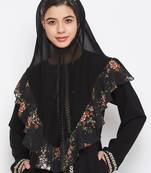 Multicolor plain georgette hijab