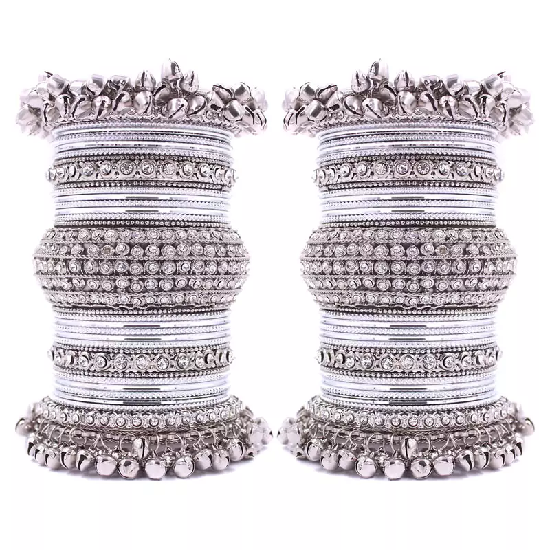 Silver bangles-and-bracelets