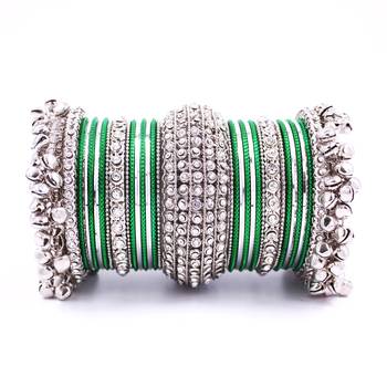 Green bangles-and-bracelets 2