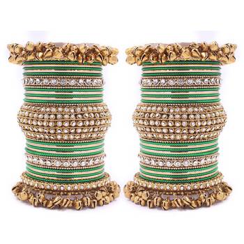 Green bangles-and-bracelets 1