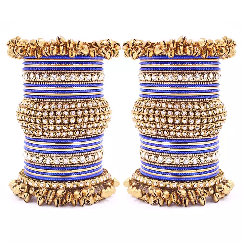Blue bangles-and-bracelets