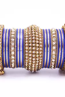 Blue bangles-and-bracelets