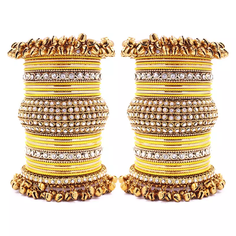Yellow bangles-and-bracelets