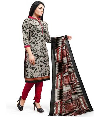 Beige printed cotton salwar 3