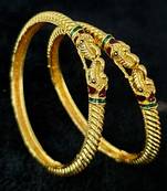 Gold bangles-and-bracelets