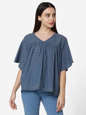 Blue Cotton  tunic 3