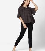 Black Cotton  tunic