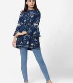 Blue Cotton  tunic