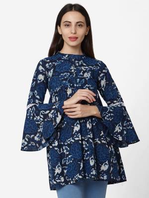 Blue Cotton  tunic 3