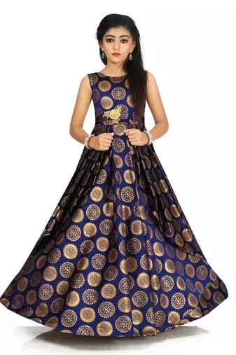 Kids Blue Gown Drees 