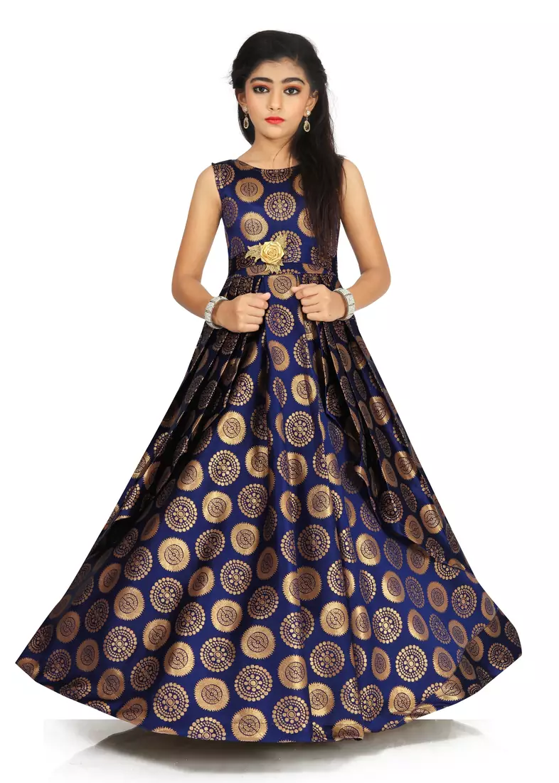 Kids Blue Gown Drees 
