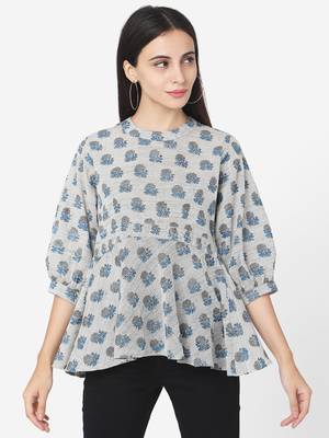 Grey Cotton  tunic 3