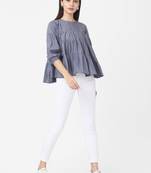 Grey Cotton  tunic