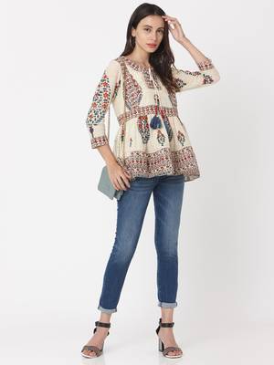 white Cotton  tunic 1