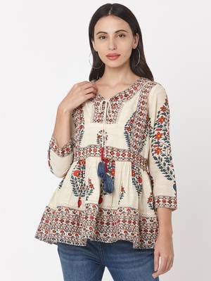 white Cotton  tunic 3