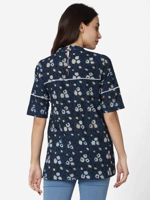 Blue Cotton  tunic 2
