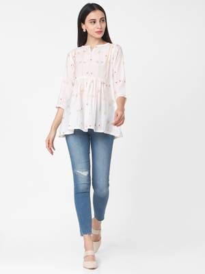 White Cotton  tunic 1