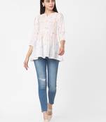 White Cotton  tunic