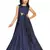 Kids Blue Long Maxi Gown Dress