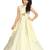 Kids Cream Gown For Girls 