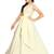 Kids Cream Gown For Girls 