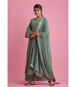 OLIVE Chiffon ethnic kurtis