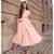 Powder Pink Polka Pint Fit and Flare Dress