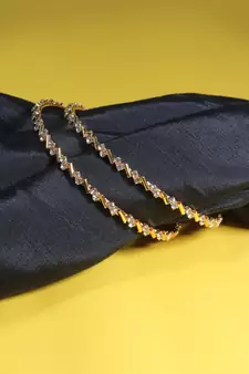 Diamond Radiance Duo: Set of 2 Bangles and Bracelets