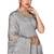 Grey brasso brasso saree with blouse