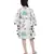 PS Kids White Colour Printed Silkmul Kaftaan for Girls