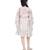 PS Kids Grey Colour Printed Silkmul Kaftaan for Girls