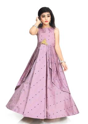 Kids Lavender Gown Dress 1
