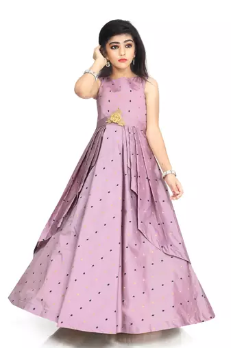 Kids Lavender Gown Dress
